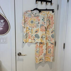 Munki Munki Peanuts Snoopy Pajama Set Small